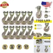 Reliable G70 Clevis Hook Set - 4 Heavy-Duty 3/8 Inch Hooks for Secure Transport