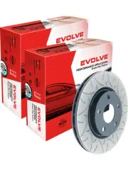 2 x Bremtec Evolve Disc Brake Rotor 330mm BDR2354LEV BDR2354REV (for: Porsche)