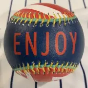 Enjoy Coca-Cola Coke Blue Panel Green Trim Souvenir Baseball Ball