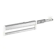 Pull Out Clothes Hanger Rod Adjustable Wardrobe Clothing Rail Hanger Rack Bar...