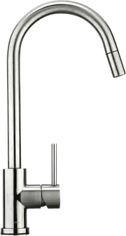 Hafele Stainless Steel Gooseneck Mixer Tap with Pull Out Nozzle
