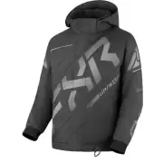 FXR Child CX Insulated Snowmobile Jacket Black Ops Size 2