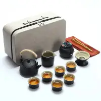 在飛比找蝦皮商城精選優惠-便攜式高質感大全配 茶具禮盒 茶具組 茶壺 茶杯 旅行茶具 