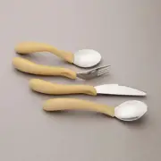 Caring Cutlery Set - For Adaptive Arthritis Hands Eating Utensils Weak Grip User