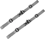 uxcell Backpack Chest Strap [2PCS] - Adjustable Sternum Straps with Emergency Whistle Buckle Use for Backpack Replacement & Hiking - [Grey] Chest Belt Hollow Quick Release Buckle