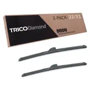 TRICO 22" & 21" Beam Wiper Blades Pack of 2 All Weather for Select Cars