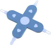 Abaodam Baby Care Kit: 4-in-1 Wax Removal Tool Safe Ear Nose Cleaning Nail Care Baby Essentials Gentle