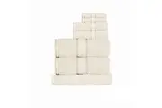 Kingtex 550gsm Cotton 7 Pce Towel Set Cream