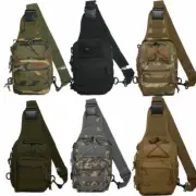 Men Women Tactical Sling Chest Bag Messenger Shoulder Bag Backpack Assault Pack