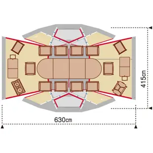 日本直郵 Snow Peak 貝殼帳篷  4人用 防水 防紫外線  高級 TP-623R 售價含關稅