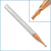 1.5mm HRC55 Carbide 2 Flute End Mill CNC Milling Cutter Router Bit Steel Tool