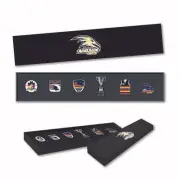 333483 ADELAIDE CROWS AFL TEAM SET OF 6 PIN COLLECTION SET IN PRESENTATION BOX