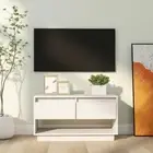 Pine Wood Entertainment Unit TV Stand Cabinet Console Storage Rack Drawers Table