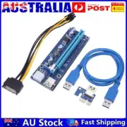60cm PCI-E Riser1 X 16X PCI-E USB3.0 009S Adapter Card Cable for BTC Miner AU
