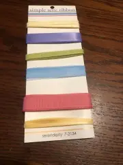 Simple Sets sei Scrapbook Card Ribbon Serendipity Gingham Grosgrain Crafting