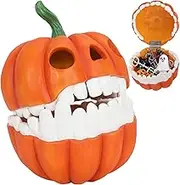 zjhukfmc Halloween Pumpkin Candy Storage Box,Candy Storage Containers Holder for Halloween - Creative Lightweight Treat Container for Fall Craft Party Thanksgiving Day Kids Adults