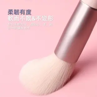 【D.studio】粉色系化妝刷具組 8支裝(送專屬收納袋 彩妝 化妝刷具 化妝刷 美妝刷 粉底刷 眉刷 N68)
