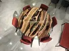 Natural Acacia Wooden Epoxy Resin Top Handmade Center Coffee Table Handmade Deco