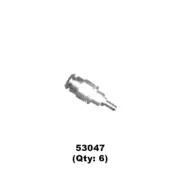 TPC Dental 1/4” Coupler with shut off (6 Pk)