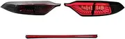 LED Rear Lamps Assembly Compatible For Toyota Corolla US Version 2020-2024 With Middle Lamp(1-smoke)