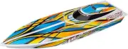 Traxxas 38104-8-ORNG - Blast Boat w/TQ 2.4 GHz radio system RTR, Orange