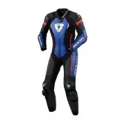 Xena 4 Ladies One Piece Suit Black Blue