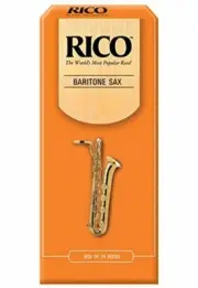 Rico Baritone Saxophone Reeds, Strength 3.5, 25-pack