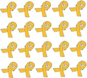 [Healeved] 20pcs Metal Pin Awareness Ribbon Lapel Pin Bring Them Home Pin Awareness Enamel Lapel Pin Support Campaign Charity Donation Event Accessories