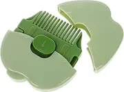minkissy Baby Fetal Hair Comb Set Mini Detangler Boys and Girls Grooming Kit Hair Trimmer Fine Comb Bang Cutting Tool Baby