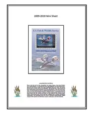 Part III: Mac's RW72B-RW80B 2005-2013 Color Mini sheet Duck Stamp Album