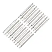 Spring Bar Pins 20mmx1.5mm Double Fringe less Steel Watch Band Pins 20Pcs