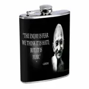 Enemy Fear Em1 8oz Stainless Steel Flask Drinking Whiskey Liquor