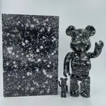 BE@RBRICK BEARBRICK ANEVER BLACK 乾燥花 黑色 碎花  400% 100%