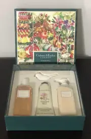 Crabtree & Evelyn Summer Hill Box Set Shower Gel, Body Lotion, Hand Lotion (New)