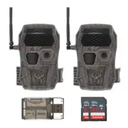 Wildgame Innovations Encounter XT Cellular 34MP Trail Camera 2 Pack Bundle