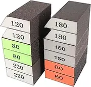 TayBong Pack of 12 Reusable Sanding Pads Sanding Block