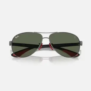 【RayBan 雷朋】法拉利聯名款 碳纖維太陽眼鏡(RB8331M-F00171 61mm)