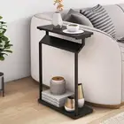 Narrow Side Table for Small Spaces, Small End Table, Slim Couch Tray Tables, Sma