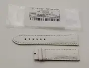 NEW OEM Chopard White Alligator Watch Strap 20/16 mm 105+70mm 034/000