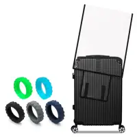 在飛比找momo購物網優惠-【Jo Go Wu】行李箱保護套贈行李滾輪套(適用20-30