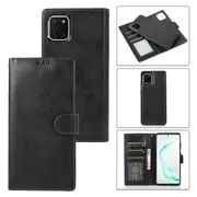 Samsung A22 5G Case, Card Slots Retro Leather Wallet Shockproof Flip Cover Magnetic Closure Bookstyle Stand Case - Rose Red