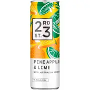 23rd Street Pineapple & Lime Vodka & Soda Can 300mL