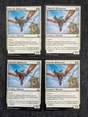 4 MAJESTIC HELIOPTERUS ~mtg NM Rivals of Ixalan Unc x4