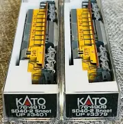 2 N Scale KATO Union Pacific UP EMD SD40-2 Snoot Locomotives #3379 P& #3401 NIB