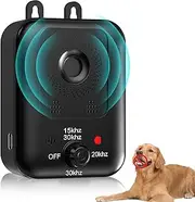 Anti Barking Device,Bark Deterrent Devices Ultrasonic Anti bark Device for Dogs with 3 Modes,Rechargeable Barking Dog Silencer, Bark Box Stop Neighbors Dog from Barking(Black)