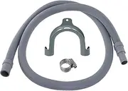 SPARES2GO Extension Drain Hose Compatible with Hotpoint Washing Machine (1.5M, 19mm / 22mm)