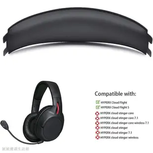 新品▲✉耳機頭梁頭墊適用金士頓Hyperx Cloud Flight,Cloud Flighs Wireless頭梁墊