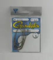 Gamakatsu 01115 5/0 5Ct Bronze Worm Hooks