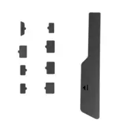 Rubber Protector LAN Type-C USB Port Plug 9Pcs