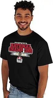 Blue 84 Men's NCAA Officially Licensed Georgia Bulldogs National Champs T-Shirt 2022-2023 Touchdown
